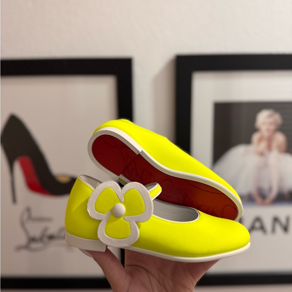 Christian Louboutin Girl’s Melodie Pensee Mary Jane Flats